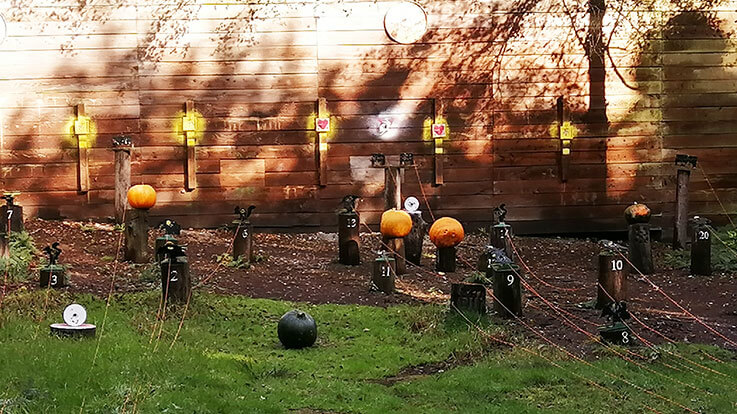 halloween rifle shooting